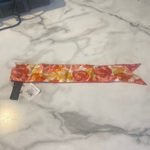 Coach 100% silk scarf